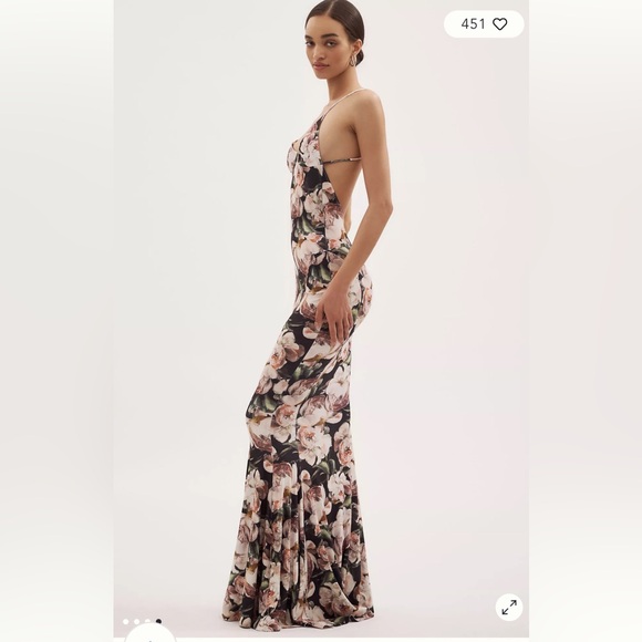 Norma Kamali Sleeveless Low-Back
Slip Fishtail Gown - Size S - Picture 4 of 16